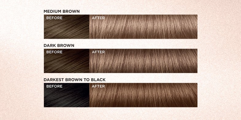 Light brown hair shades